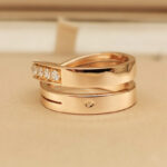 Cartier Etincelle de Cartier ring 18k rose gold diamond, 54 - Image 5
