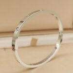 Cartier Love bracelet small model 18k white gold, 6 diamonds, 16 - Image 3