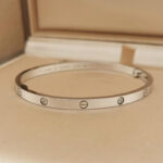 Cartier Love bracelet small model 18k white gold, 6 diamonds, 16 - Image 7
