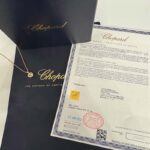 Chopard Happy Diamonds Icons necklace 18 rose gold, diamond, heart - Image 3