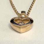 Chopard Happy Diamonds Icons necklace 18 rose gold, diamond, heart - Image 4