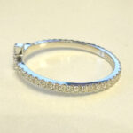 Tiffany & Co. T Diamond Wire Band Ring 18k white gold N / 53 - Image 3
